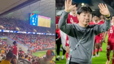 3 Potret Nama Shin Tae-yong Diteriakkan Suporter Timnas Indonesia ketika Dibantai Australia 5-1