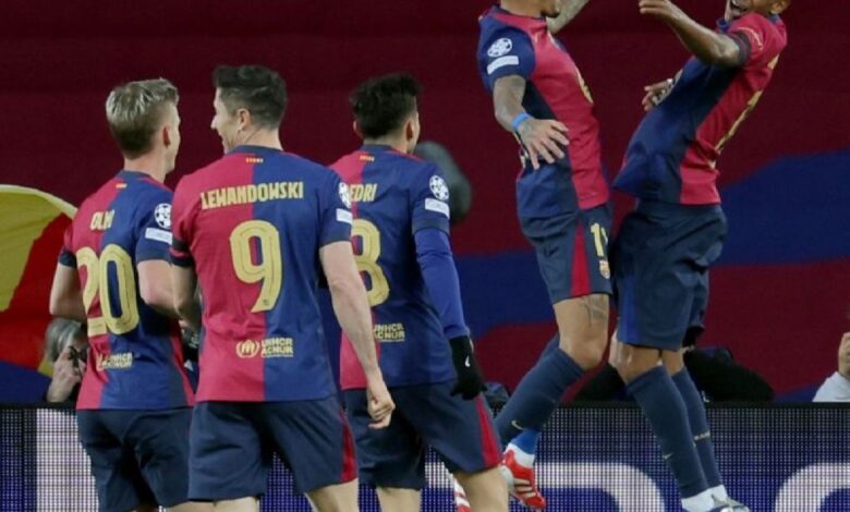 Cetak dua gol ke gawang Benfica, Raphinha sejajar Ronaldo pada area Barcelona