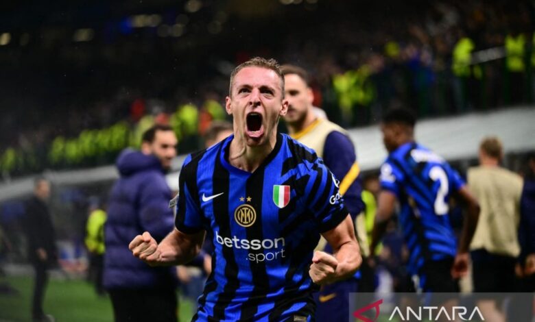 Frattesi kemudian Dumfries luapkan emosi pasca bawa Inter ke final