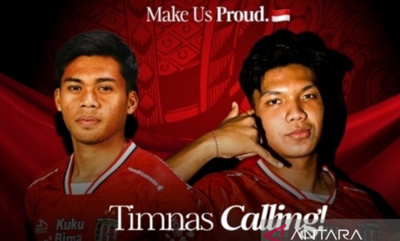 Dua pemain Bali United terpilih terlibat TC Timnas U-23
