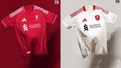 Desain jersey Liverpool 2025/2026 oleh Adidas: Strawberry red & retro