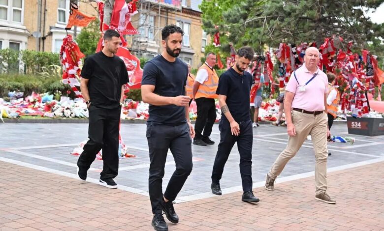 Manchester United berikan penghormatan untuk Diogo Jota dalam tempat Anfield