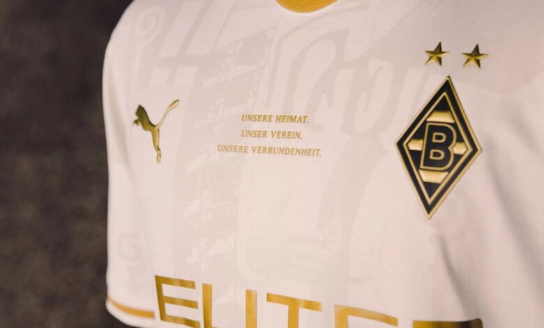 Borussia Monchengladbach rilis jersi spesial ulang tahun ke-125