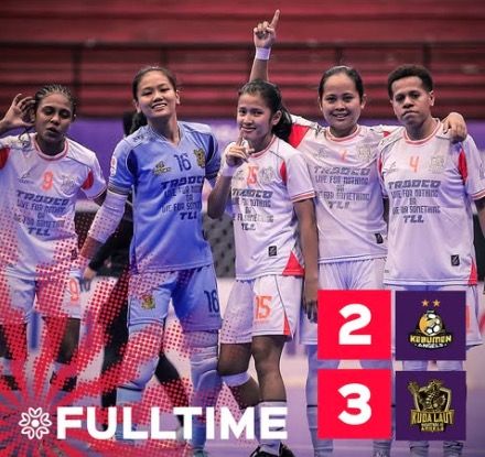 Hasil Turnamen Futsal Profesional Putri: Kebumen Angels Takluk dari KLN Angels dengan Poin 2-3