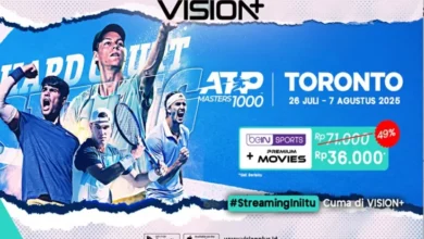 Streaming Turnamen Tenis Favorit ATP 1000: National Bank Open 2025 pada VISION+