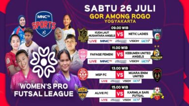 Womens Pro Futsal League 2025 Pekan 8: Live pada MNCTV
