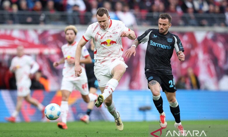 Leverkusen curi poin di area tempat kandang RB Leipzig