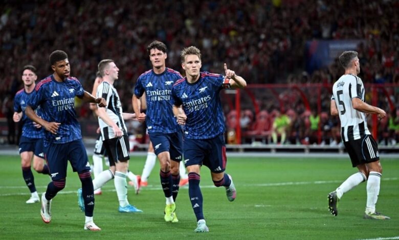 Laga pramusim: 5 gol tercipta ketika Arsenal menang berhadapan dengan Newcastle
