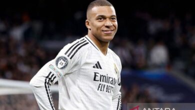 Cetak dua gol, Mbappe kembali antar Real Madrid raih kemenangan