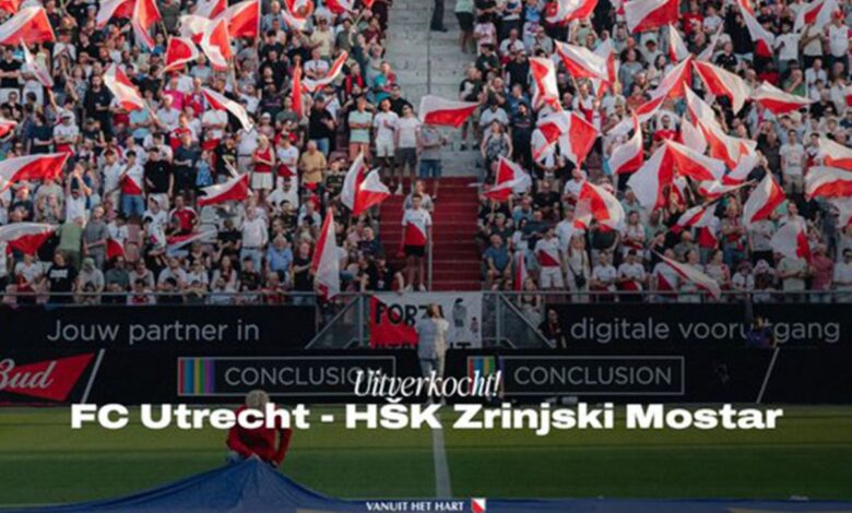 Play-off Kompetisi Europa: Miliano starter, Utrecht menang 2-0 berhadapan dengan Mostar