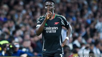 Saka juga Odegaard cedera, Arteta cemas jelang hadapi Liverpool