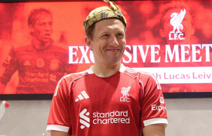Peluncuran Jersey Baru Liverpool, Legenda The Reds Lucas Leiva Sambangi Surabaya