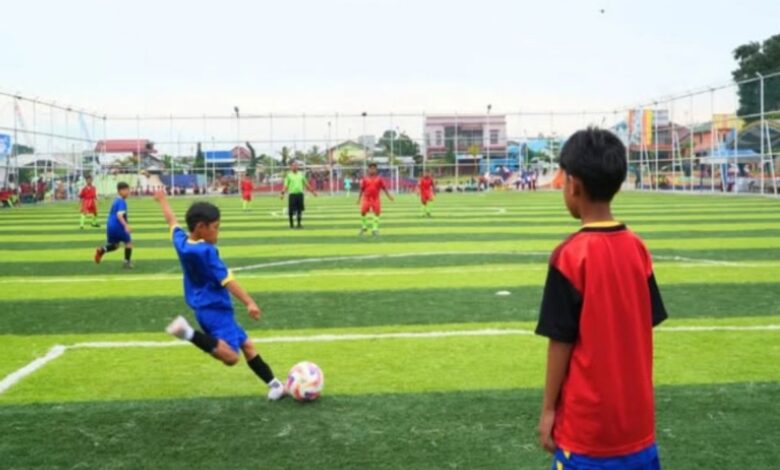 Begini cara sewa lapangan mini soccer di dalam di Taman Manunggal Bogor