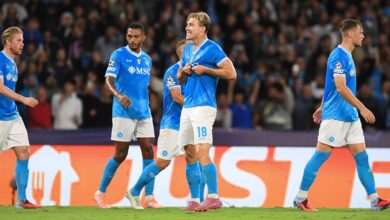 Dua gol Hojlund bawa tim tim Napoli kalahkan Sporting CP 2-1