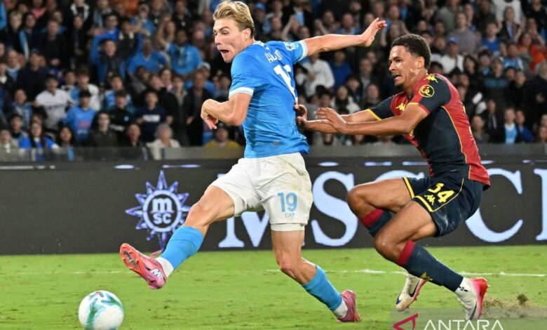 Klasemen Kompetisi Italia: Roma tempel ketat kelompok tim Napoli pada di puncak
