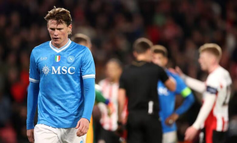 squad klub Napoli kalah telak dari PSV, Newcastle sumpal Benfica