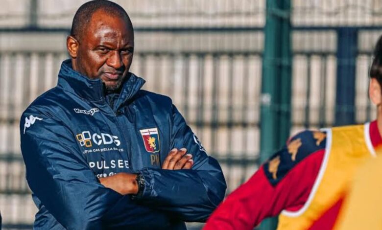 Genoa pecat Patrick Vieira, Criscito pembimbing sementara