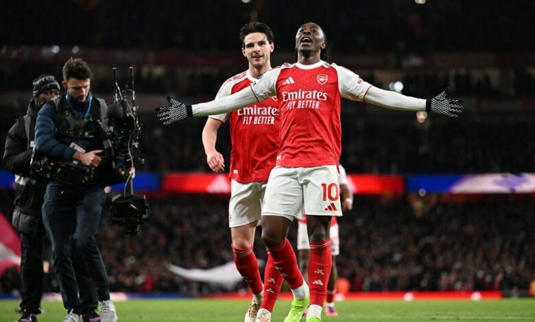 Arsenal libas Tottenham dengan skor 4-1, Eberechi Eze cetak hattrick
