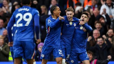 Chelsea raih kemenangan meyakinkan 2-0 berhadapan dengan Klub sepak bola Klub sepak bola Everton di Stamford Bridge