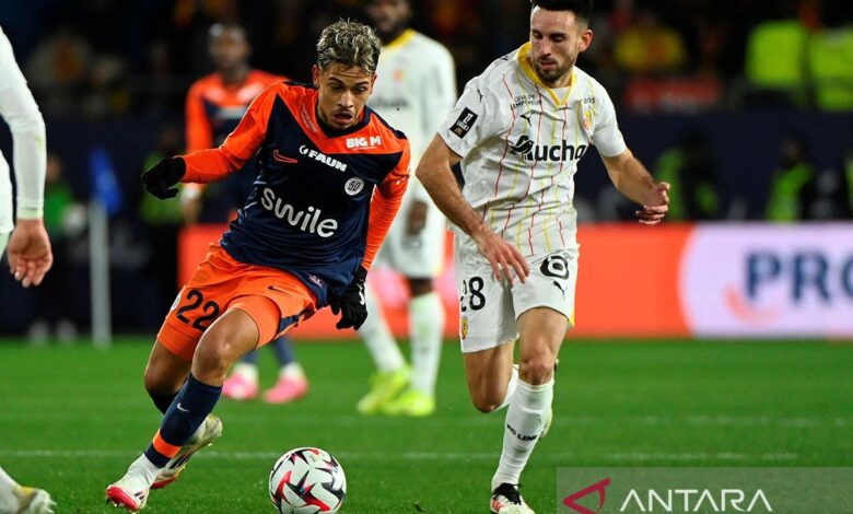 Montpellier kekal ke zona degradasi Ligue 1 usai kalah dari Lens 0-2