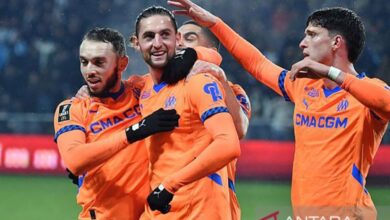 Kalahkan Angers 2-0, Marseille kokoh pada peringkat kedua Ligue 1