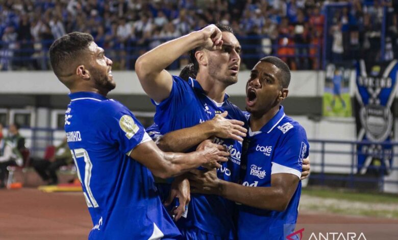 Klasemen Super League: Persib akhiri tahun pada tempat puncak