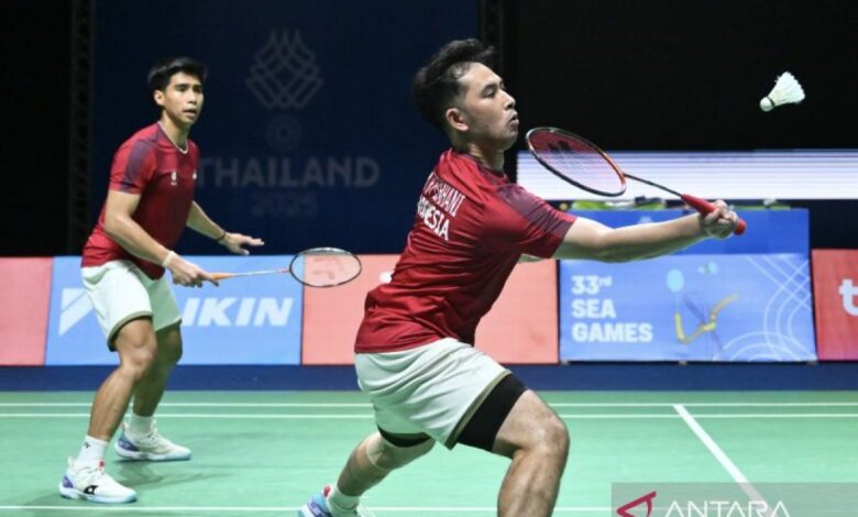 Sabar/Reza melaju mulus ke 16 Besar India Open 2026