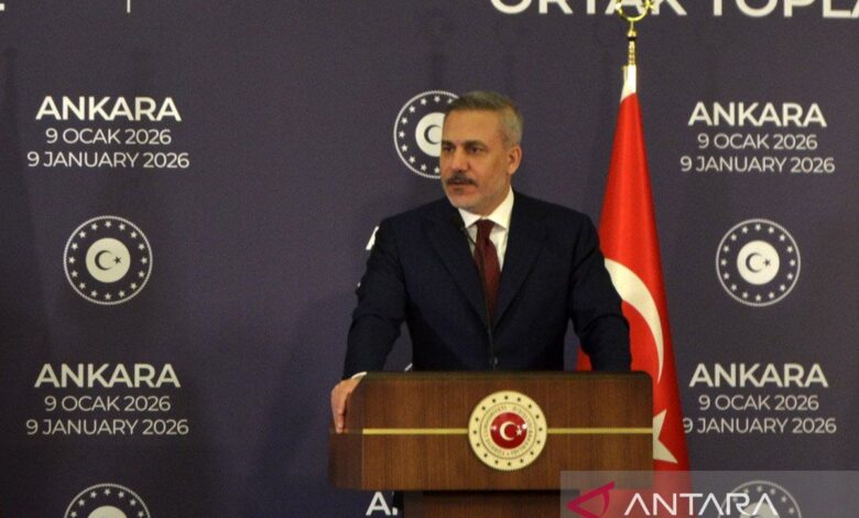 Menlu Turkiye Fidan kunjungi Indonesia, bahas perdagangan juga Daerah Daerah Gaza
