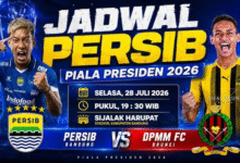 DPMM FC bertemu Persib Bandung pada matchday kedua Grup A Piala Presiden 2026 di Stadion Si Jalak Harupat, Selasa 28 Juli 2026. Laga DPMM vs Persib akan dimainkan mulai pukul 19.30 malam WIB