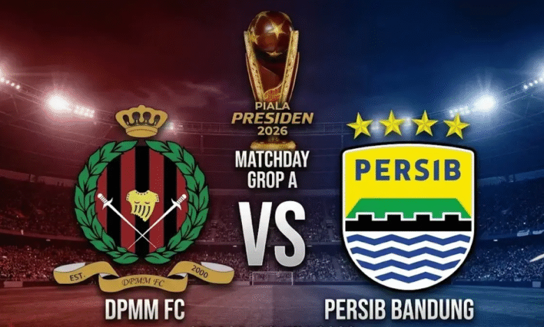Hasil DPMM FC vs Persib Bandung pada matchday kedua Grup A Piala Presiden 2026 di Stadion Si Jalak Harupat, Selasa 28 Juli 2026. Persib meraih kemenangan dengan skor 1-0 dan lolos ke semifinal.