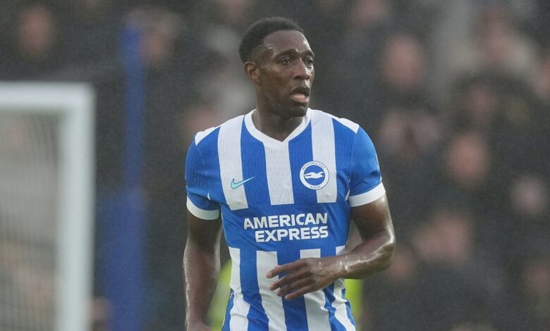 Penyerang Brighton, Danny Welbeck saat melawan West Ham, 7 Desember 2025. (c) AP Photo/Dave Shopland